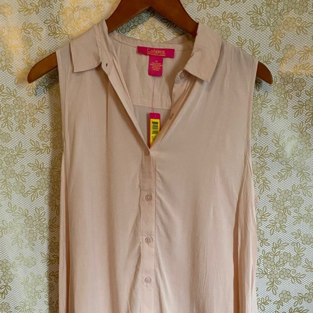 Catherine Malandrino (NWT)- Blush Sleeveless Dress